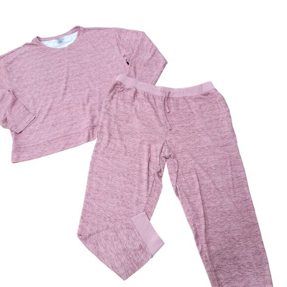 Natori Lounge Wear Pajama Set Jogger Style Pants With Pullover Top Size XL - Picture 1 of 11